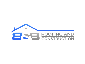 B & B Roofing and Construction logo design by Gravity