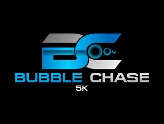bubble chase 5k logo design by MUNAROH