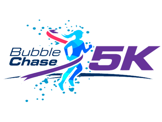 bubble chase 5k logo design by Coolwanz
