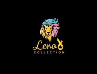 LenaJ COLLECTION. logo design by heba
