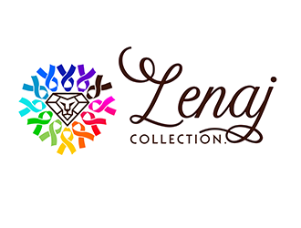 LenaJ COLLECTION. logo design by 3Dlogos
