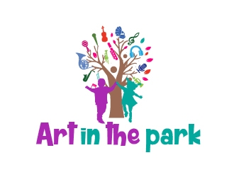 Art in the park logo design by shravya