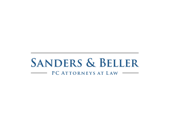 Sanders & Beller PC Attorneys at Law logo design by tejo