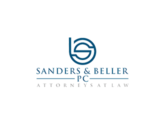 Sanders & Beller PC Attorneys at Law logo design by checx