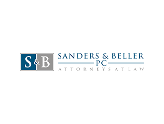 Sanders & Beller PC Attorneys at Law logo design by checx
