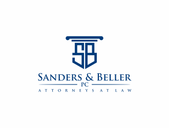 Sanders & Beller PC Attorneys at Law logo design by ammad