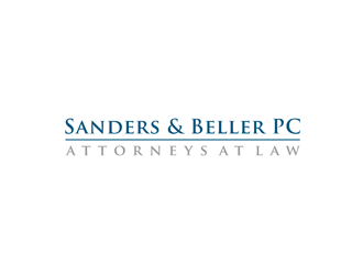 Sanders & Beller PC Attorneys at Law logo design by bomie