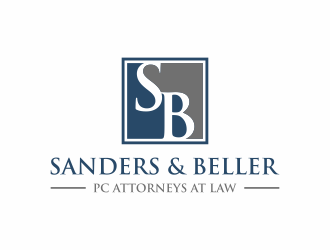 Sanders & Beller PC Attorneys at Law logo design by haidar