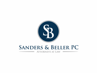 Sanders & Beller PC Attorneys at Law logo design by ammad