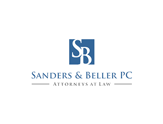Sanders & Beller PC Attorneys at Law logo design by blackcane