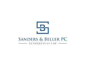 Sanders & Beller PC Attorneys at Law logo design by blackcane