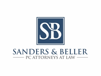Sanders & Beller PC Attorneys at Law logo design by rokenrol