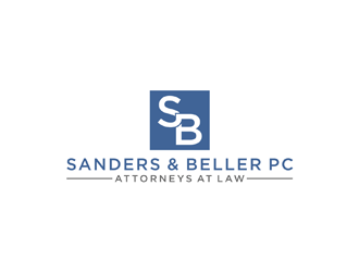 Sanders & Beller PC Attorneys at Law logo design by johana
