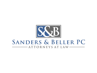 Sanders & Beller PC Attorneys at Law logo design by johana