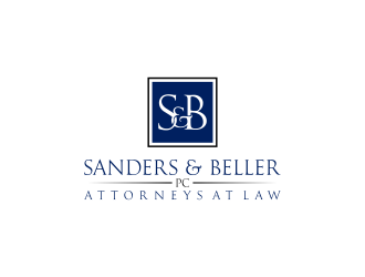 Sanders & Beller PC Attorneys at Law logo design by pakNton