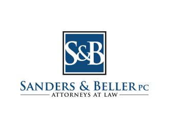 Sanders & Beller PC Attorneys at Law logo design by lexipej