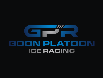 Goon Platoon Ice Racing logo design by Shina