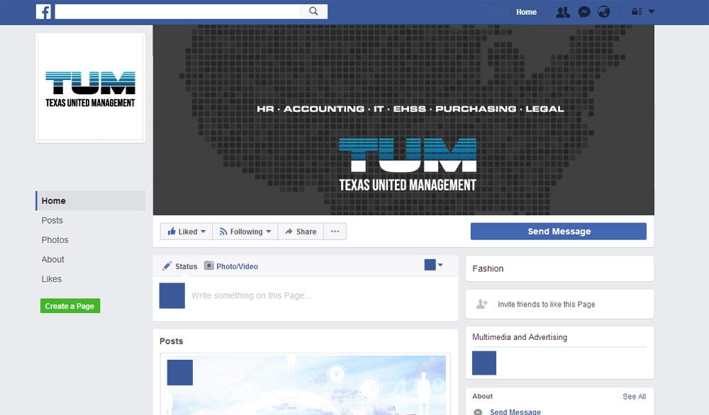 (TUM) Texas United Management Corp. logo design by scriotx
