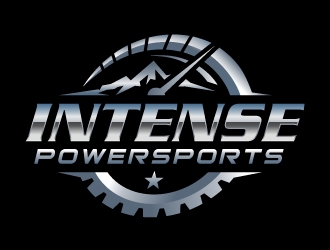 Intense Powersports logo design by ORPiXELSTUDIOS