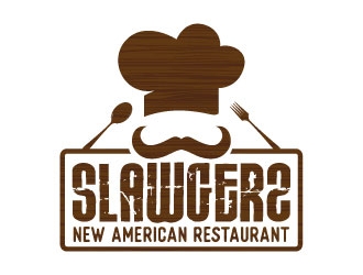 SLAWGERS New American Restaurant logo design by shere