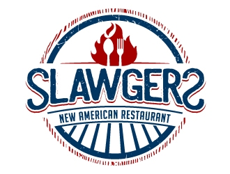 SLAWGERS New American Restaurant logo design by jaize