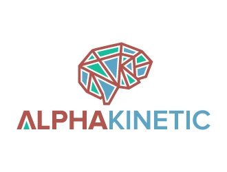 AlphaKinetic logo design by jaize