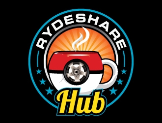 Rydeshare Hub logo design by Suvendu