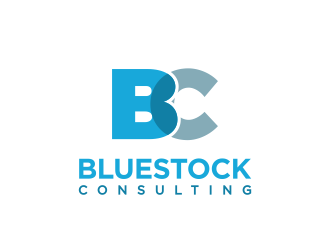 Bluestock Consulting logo design by prologo