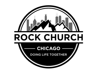 Rock Church Chicago logo design by dibyo