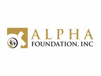 Alpha Foundation, Inc. logo design by 48art