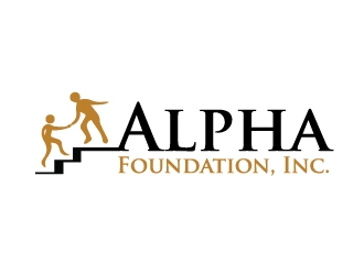 Alpha Foundation, Inc. logo design by ElonStark