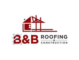 B & B Roofing and Construction logo design by ndaru