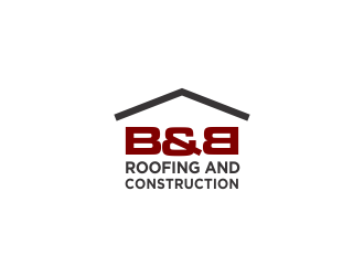 B & B Roofing and Construction logo design by Meyda