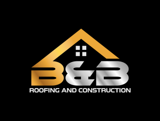 B & B Roofing and Construction logo design by akhi