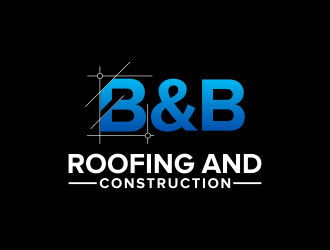 B & B Roofing and Construction logo design by ubai popi