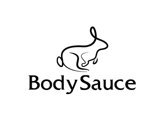 Body Sauce - rabbit is the logo logo design by ElonStark