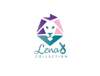 LenaJ COLLECTION. logo design by heba