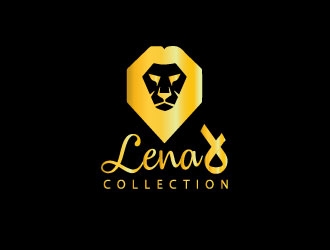 LenaJ COLLECTION. logo design by heba
