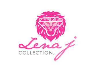LenaJ COLLECTION. logo design by Republik
