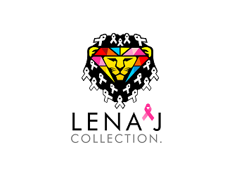 LenaJ COLLECTION. logo design by Republik