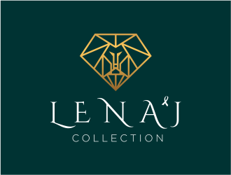 LenaJ COLLECTION. logo design by MagnetDesign