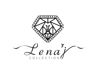 LenaJ COLLECTION. logo design by MagnetDesign