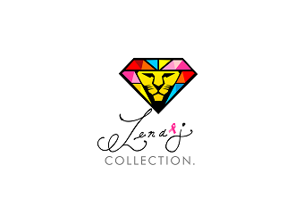 LenaJ COLLECTION. logo design by Republik