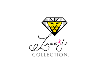 LenaJ COLLECTION. logo design by Republik