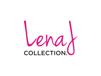 LenaJ COLLECTION. logo design by rief