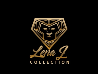 LenaJ COLLECTION. logo design by samuraiXcreations