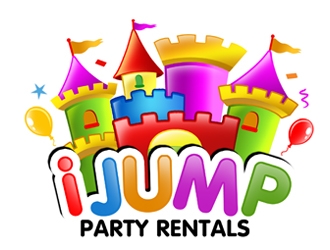 IJUMP PARTY RENTALS logo design by ingepro
