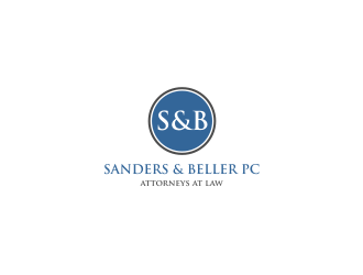 Sanders & Beller PC Attorneys at Law logo design by Barkah