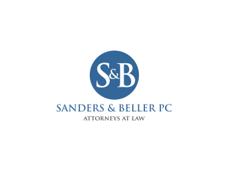 Sanders & Beller PC Attorneys at Law logo design by Barkah