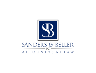 Sanders & Beller PC Attorneys at Law logo design by pakNton